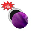 Space Star Planet Galaxy Purple 1.75  Magnets (100 pack)  Front