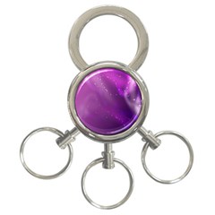 Space Star Planet Galaxy Purple 3-ring Key Chains by Mariart