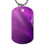 Space Star Planet Galaxy Purple Dog Tag (One Side) Front