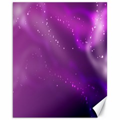 Space Star Planet Galaxy Purple Canvas 16  X 20  