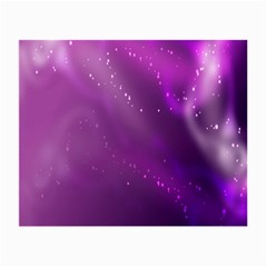 Space Star Planet Galaxy Purple Small Glasses Cloth (2-side) by Mariart