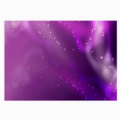 Space Star Planet Galaxy Purple Large Glasses Cloth (2-side) by Mariart