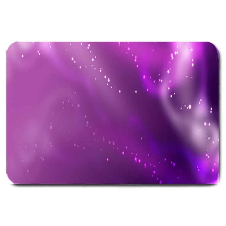 Space Star Planet Galaxy Purple Large Doormat 