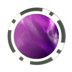 Space Star Planet Galaxy Purple Poker Chip Card Guard (10 Pack) by Mariart