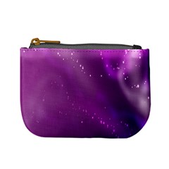 Space Star Planet Galaxy Purple Mini Coin Purses by Mariart