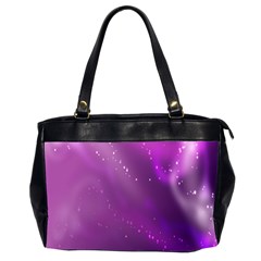 Space Star Planet Galaxy Purple Office Handbags (2 Sides) 