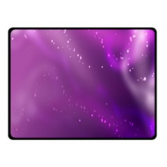 Space Star Planet Galaxy Purple Fleece Blanket (small) by Mariart