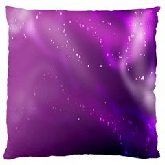 Space Star Planet Galaxy Purple Large Cushion Case (one Side) by Mariart