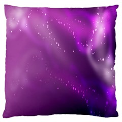 Space Star Planet Galaxy Purple Standard Flano Cushion Case (one Side) by Mariart