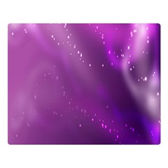 Space Star Planet Galaxy Purple Double Sided Flano Blanket (large) 