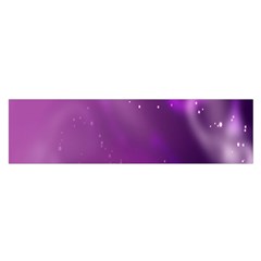 Space Star Planet Galaxy Purple Satin Scarf (oblong)