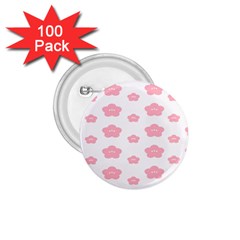 Star Pink Flower Polka Dots 1 75  Buttons (100 Pack)  by Mariart