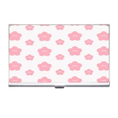 Star Pink Flower Polka Dots Business Card Holders