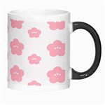 Star Pink Flower Polka Dots Morph Mugs Right