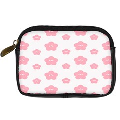 Star Pink Flower Polka Dots Digital Camera Cases by Mariart