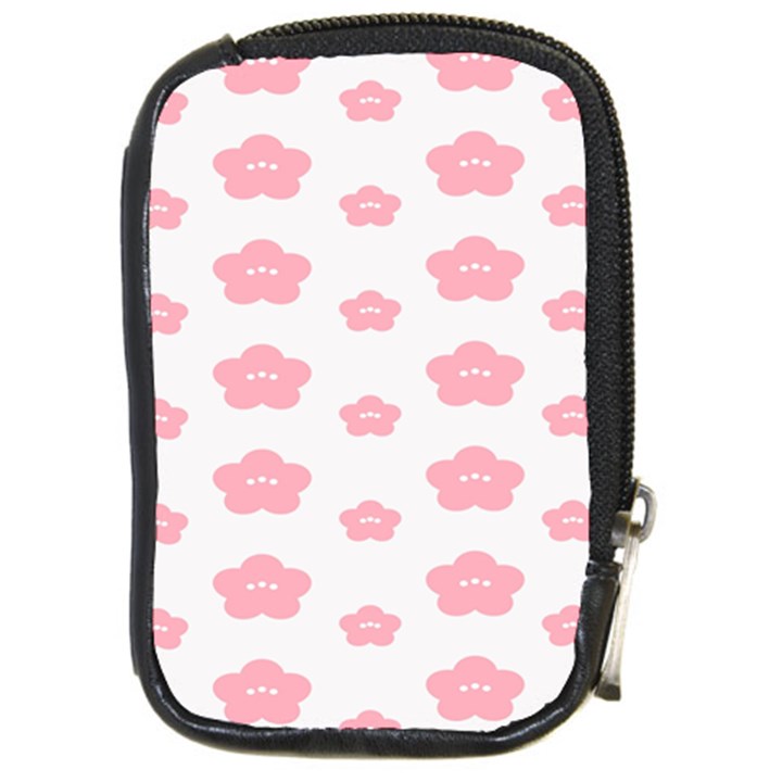 Star Pink Flower Polka Dots Compact Camera Cases