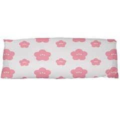 Star Pink Flower Polka Dots Body Pillow Case (dakimakura) by Mariart