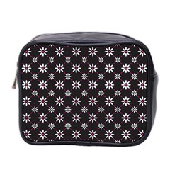 Sunflower Star Floral Purple Pink Mini Toiletries Bag 2-side