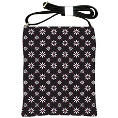 Sunflower Star Floral Purple Pink Shoulder Sling Bags