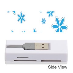 Star Flower Blue Memory Card Reader (stick) 