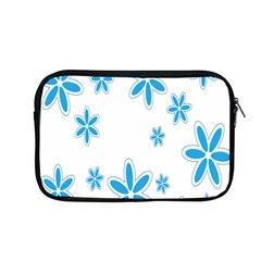 Star Flower Blue Apple Macbook Pro 13  Zipper Case