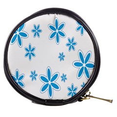 Star Flower Blue Mini Makeup Bags