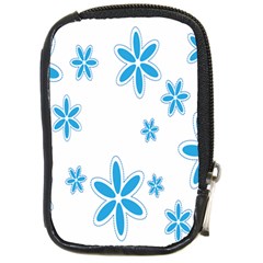 Star Flower Blue Compact Camera Cases by Mariart