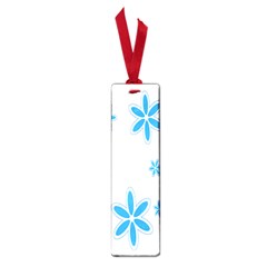 Star Flower Blue Small Book Marks by Mariart