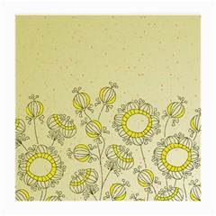 Sunflower Fly Flower Floral Medium Glasses Cloth (2-side)