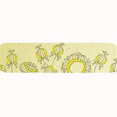 Sunflower Fly Flower Floral Large Bar Mats