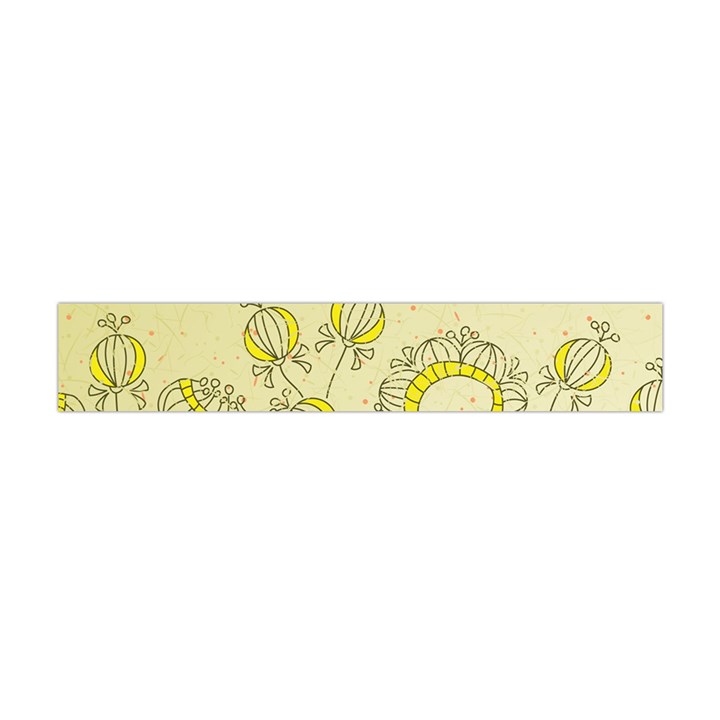 Sunflower Fly Flower Floral Flano Scarf (Mini)