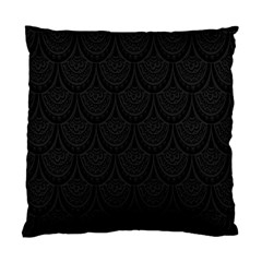 Skin Abstract Wallpaper Dump Black Flower  Wave Chevron Standard Cushion Case (Two Sides)