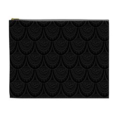 Skin Abstract Wallpaper Dump Black Flower  Wave Chevron Cosmetic Bag (XL)