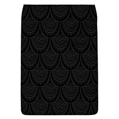 Skin Abstract Wallpaper Dump Black Flower  Wave Chevron Flap Covers (S) 