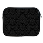 Skin Abstract Wallpaper Dump Black Flower  Wave Chevron Apple iPad 2/3/4 Zipper Cases Front