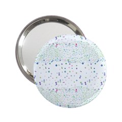 Spot Polka Dots Blue Pink Sexy 2 25  Handbag Mirrors by Mariart