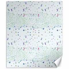 Spot Polka Dots Blue Pink Sexy Canvas 8  X 10  by Mariart