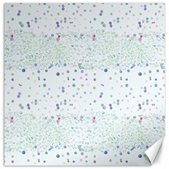 Spot Polka Dots Blue Pink Sexy Canvas 12  X 12   by Mariart