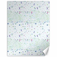 Spot Polka Dots Blue Pink Sexy Canvas 12  X 16   by Mariart