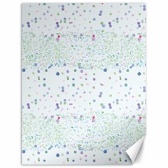 Spot Polka Dots Blue Pink Sexy Canvas 18  X 24   by Mariart