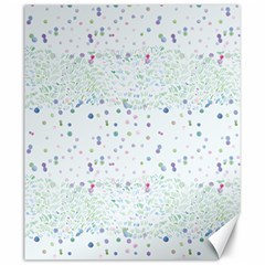 Spot Polka Dots Blue Pink Sexy Canvas 20  X 24   by Mariart