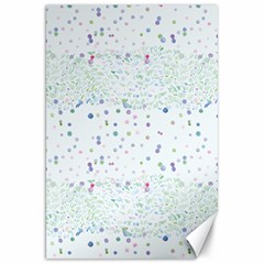 Spot Polka Dots Blue Pink Sexy Canvas 20  X 30   by Mariart