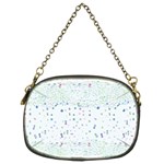 Spot Polka Dots Blue Pink Sexy Chain Purses (Two Sides)  Front