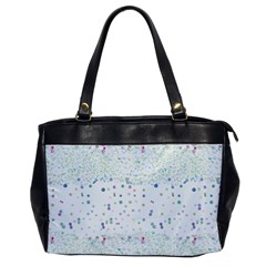 Spot Polka Dots Blue Pink Sexy Office Handbags by Mariart