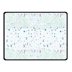 Spot Polka Dots Blue Pink Sexy Fleece Blanket (small)