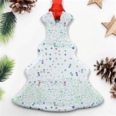 Spot Polka Dots Blue Pink Sexy Ornament (christmas Tree) 