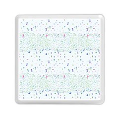 Spot Polka Dots Blue Pink Sexy Memory Card Reader (square) 