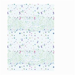 Spot Polka Dots Blue Pink Sexy Small Garden Flag (two Sides) by Mariart