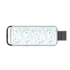 Spot Polka Dots Blue Pink Sexy Portable Usb Flash (one Side) by Mariart