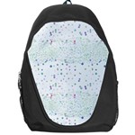 Spot Polka Dots Blue Pink Sexy Backpack Bag Front